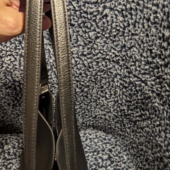 KATE SPADE NEW YORK LEILA LEATHER MEDIUM TOTE SHOULDER BAG $399 Black - Picture 15 of 16